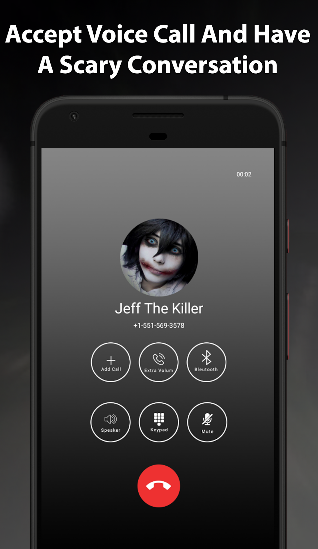 Horror Jeff The Killer Fake Chat And Video Call para Android - Descargar