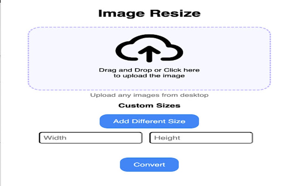 Image Resize more for Google Chrome - Extension Download