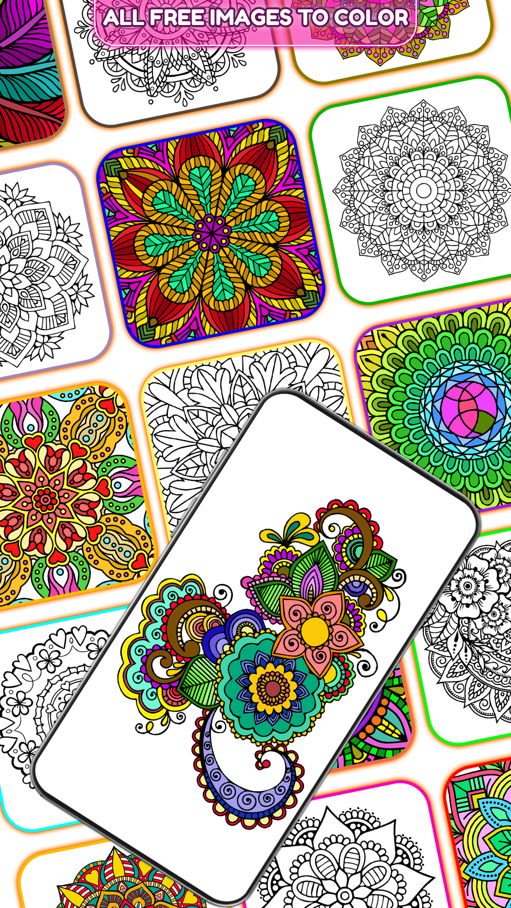 Mandala Color by Number Book for iPhone Download