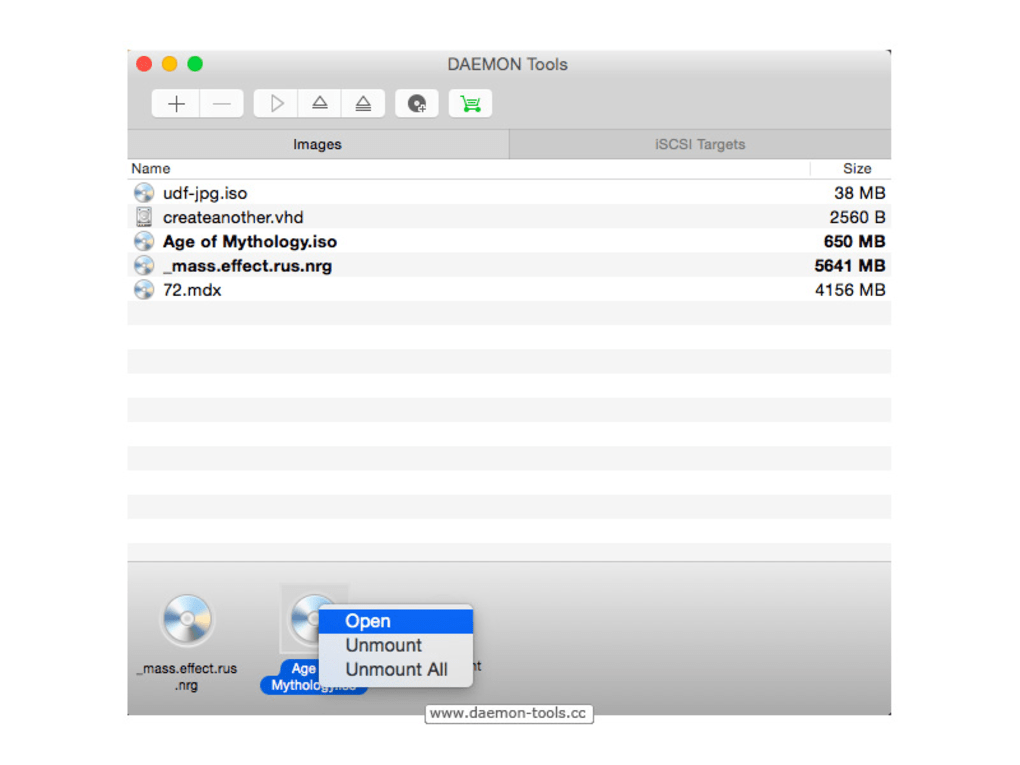 liefde Verklaring lanthaan DAEMON Tools for Mac (Mac) - Download