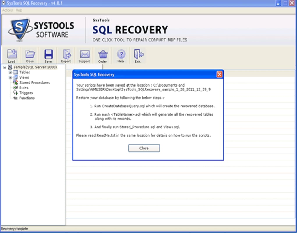 Sql Server Recovery Tool