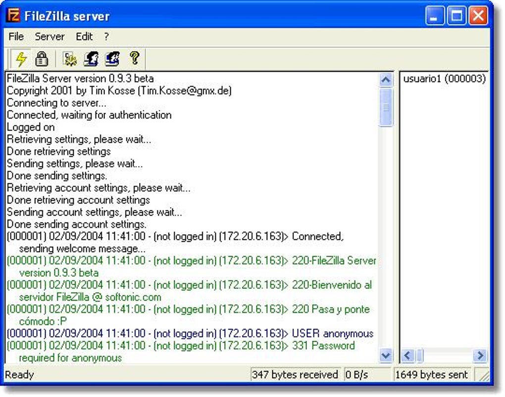 FileZilla Server T l charger