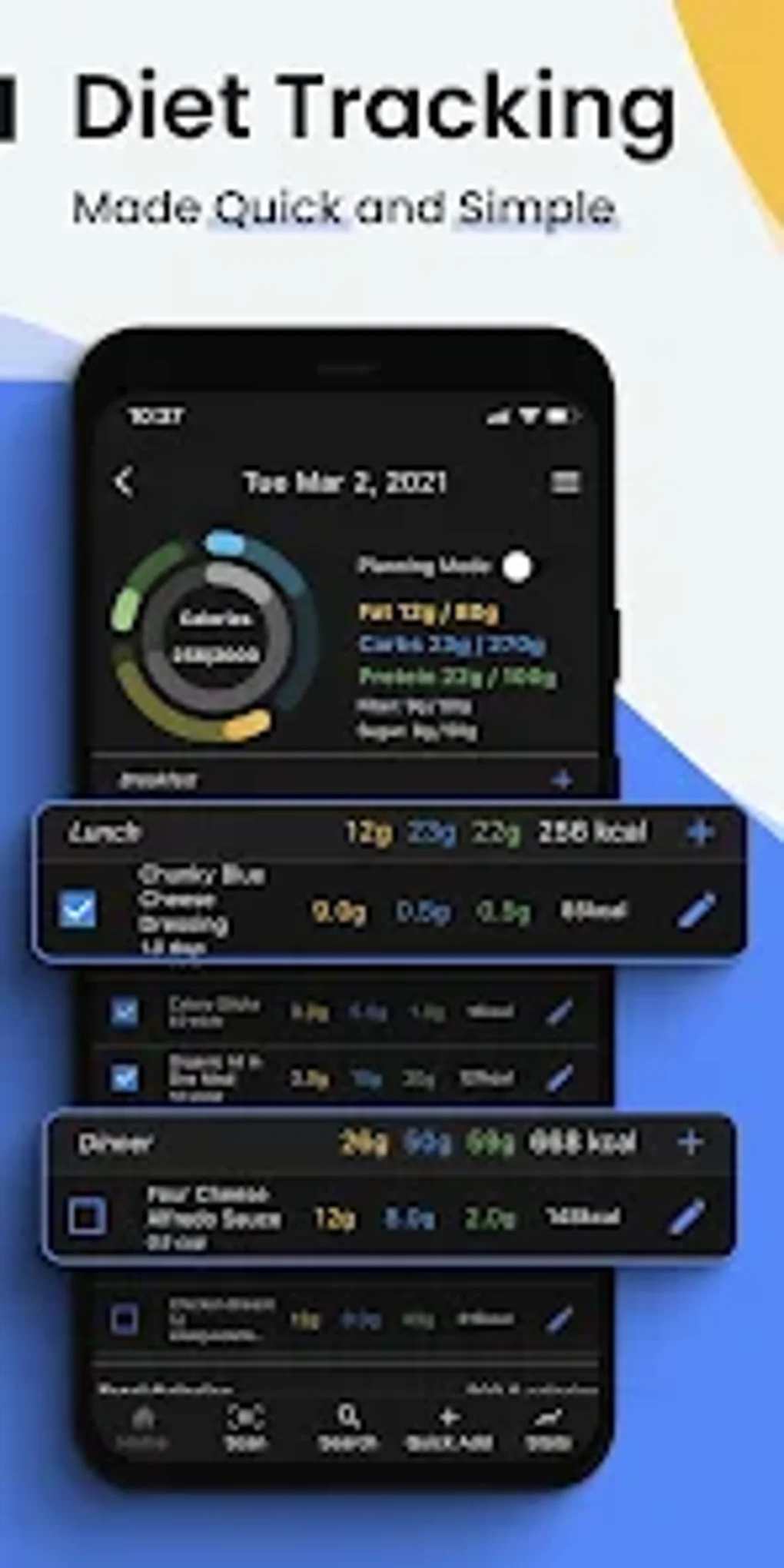 Simple Macros - Diet Tracking для Android — Скачать