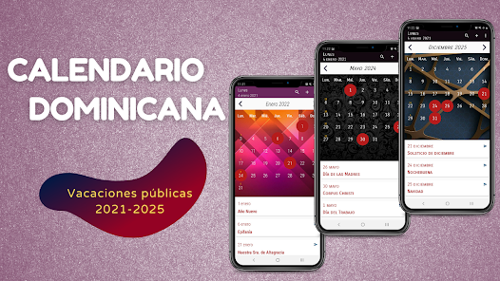 Calendario Dominicano Español สำหรับ Android ดาวน์โหลด