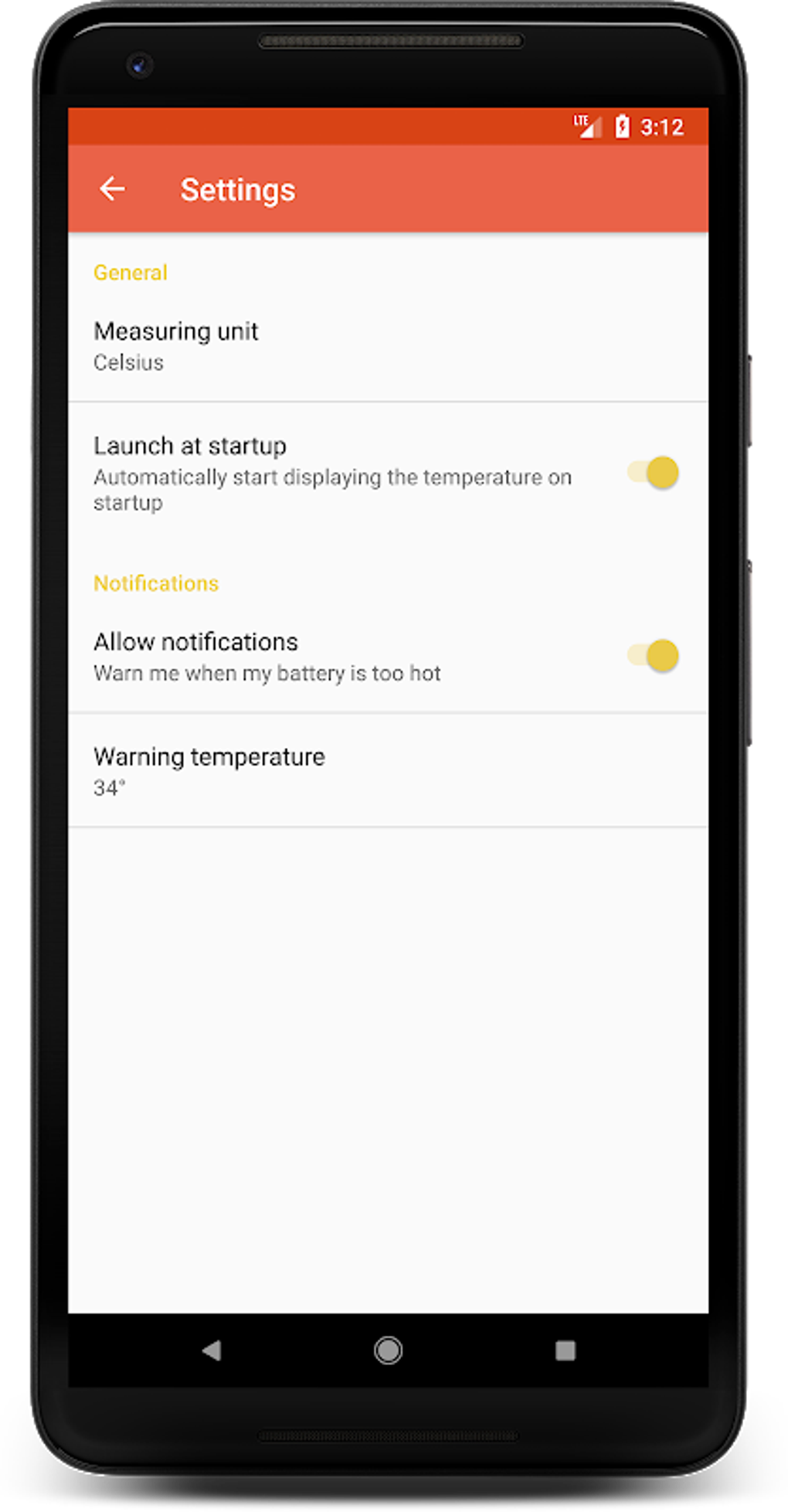 Battery Temperature APK для Android — Скачать