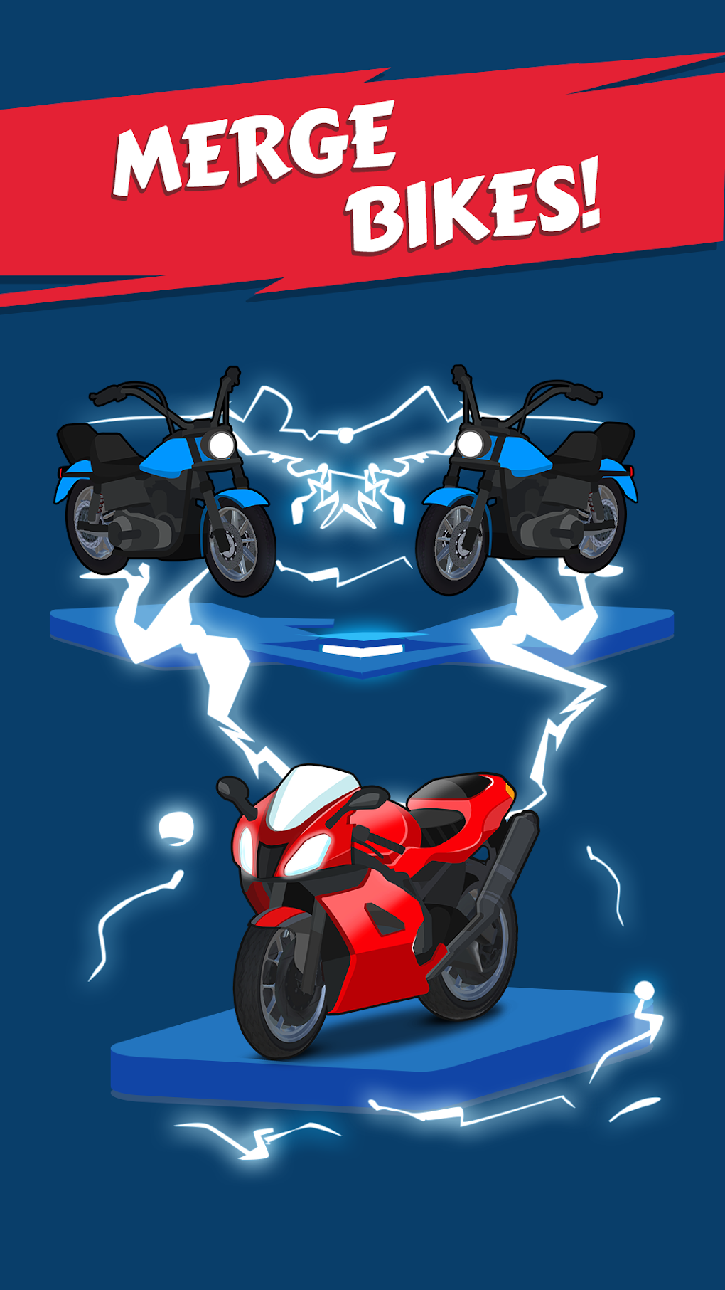 Merge Bike game Idle Tycoon для Android — Скачать