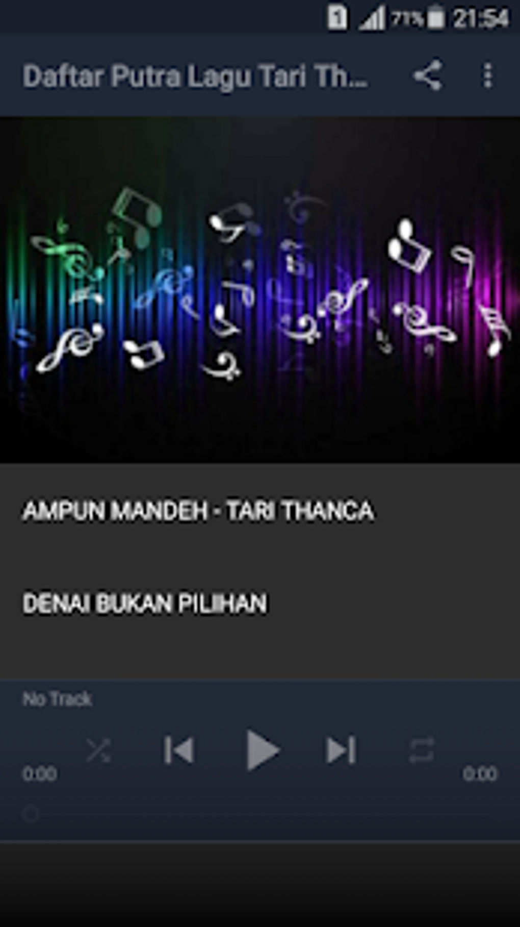 Lagu Minang Tari Thanca Ofline APK for Android - Download