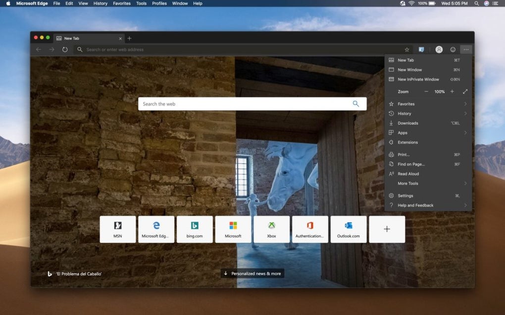 microsoft edge browser for mac os x