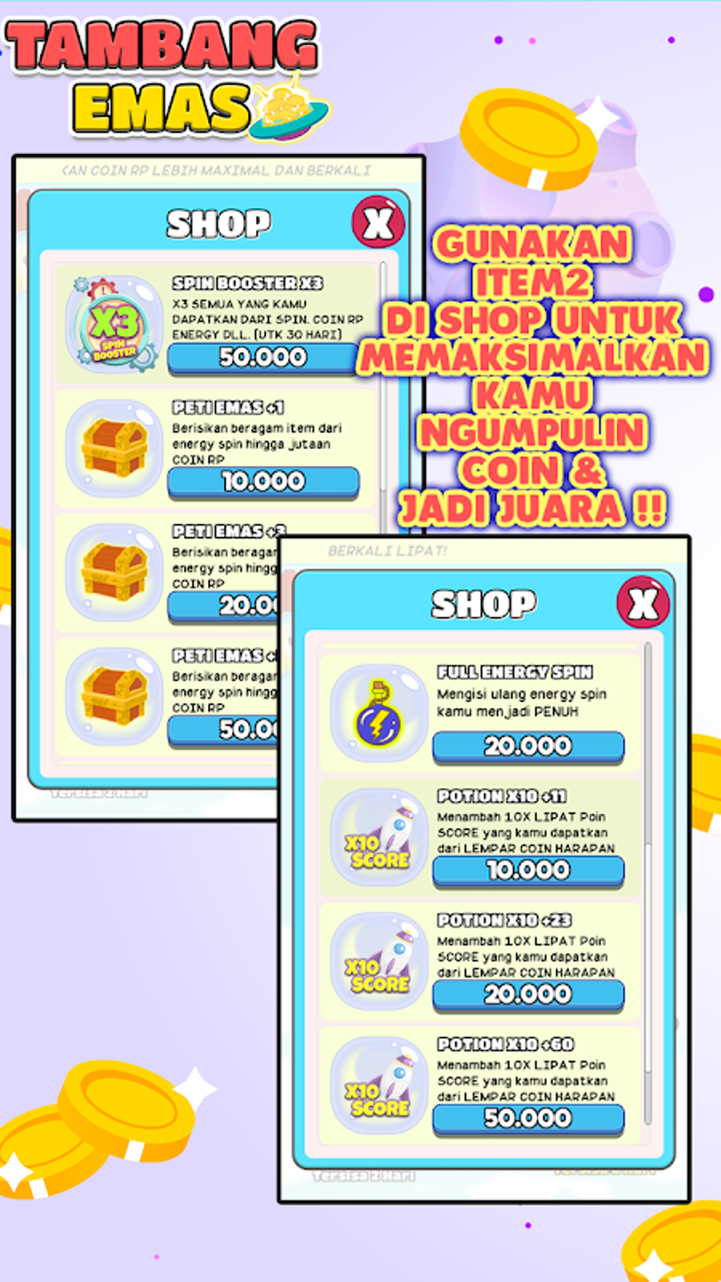 TAMBANG EMAS - HADIAH GRATIS SETIAP HARI APK Android - ダウンロード