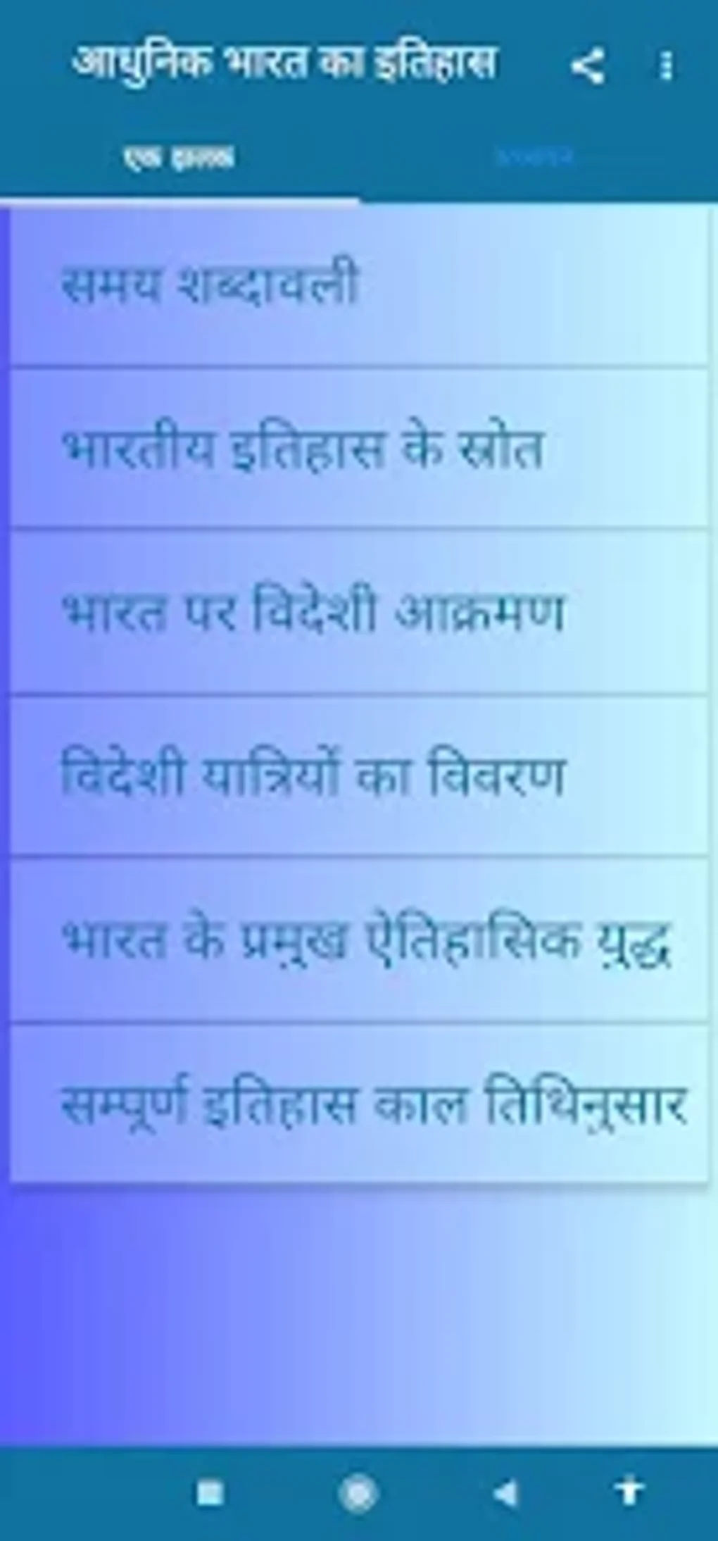 modern history of india hindi for Android - Download