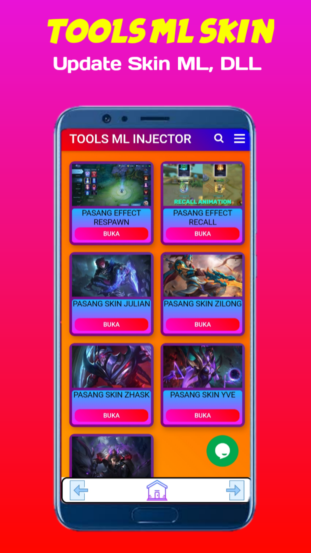 Tools ML Skin Injector para Android Descargar