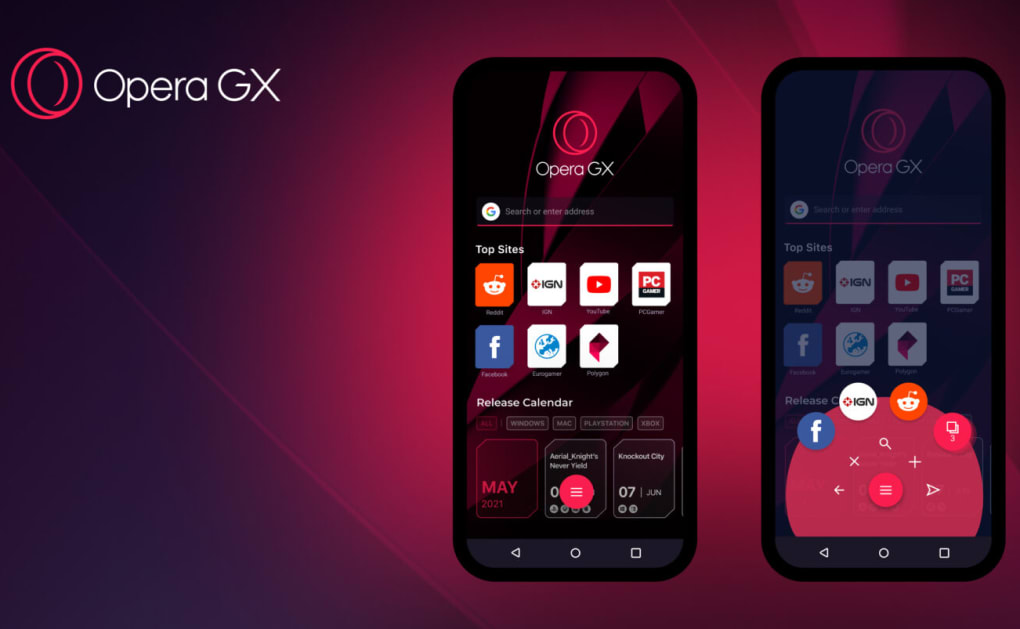 Opera GX 101.0.4843.55 download the new version for apple