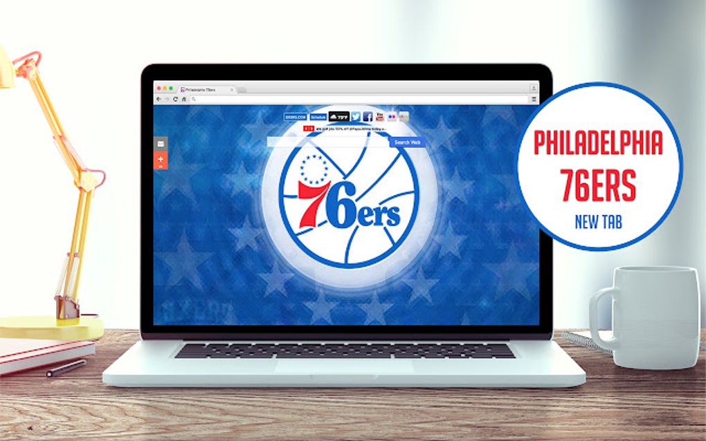 NBA Philadelphia 76ers New Tab สำหรับ Google Chrome - ส่วนขยาย ดาวน์โหลด