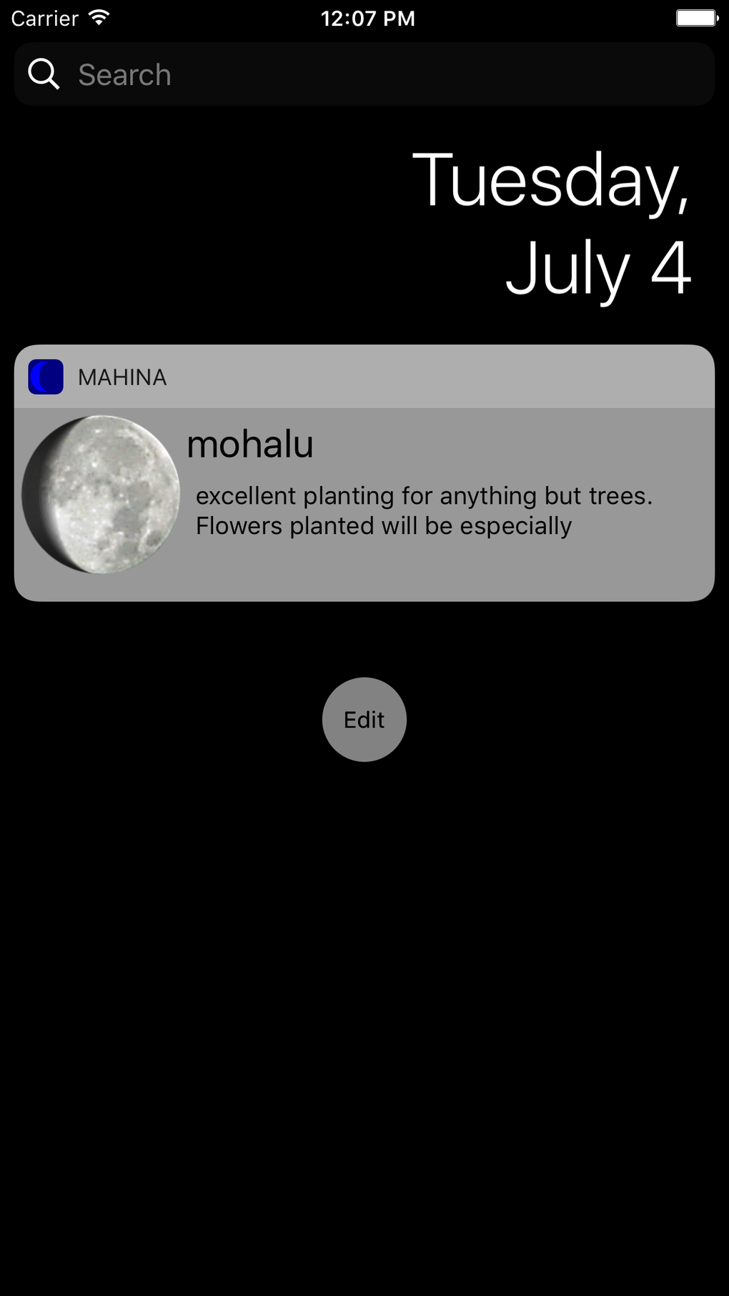 Mahina Hawaiian Moon Calendar for iPhone 無料・ダウンロード