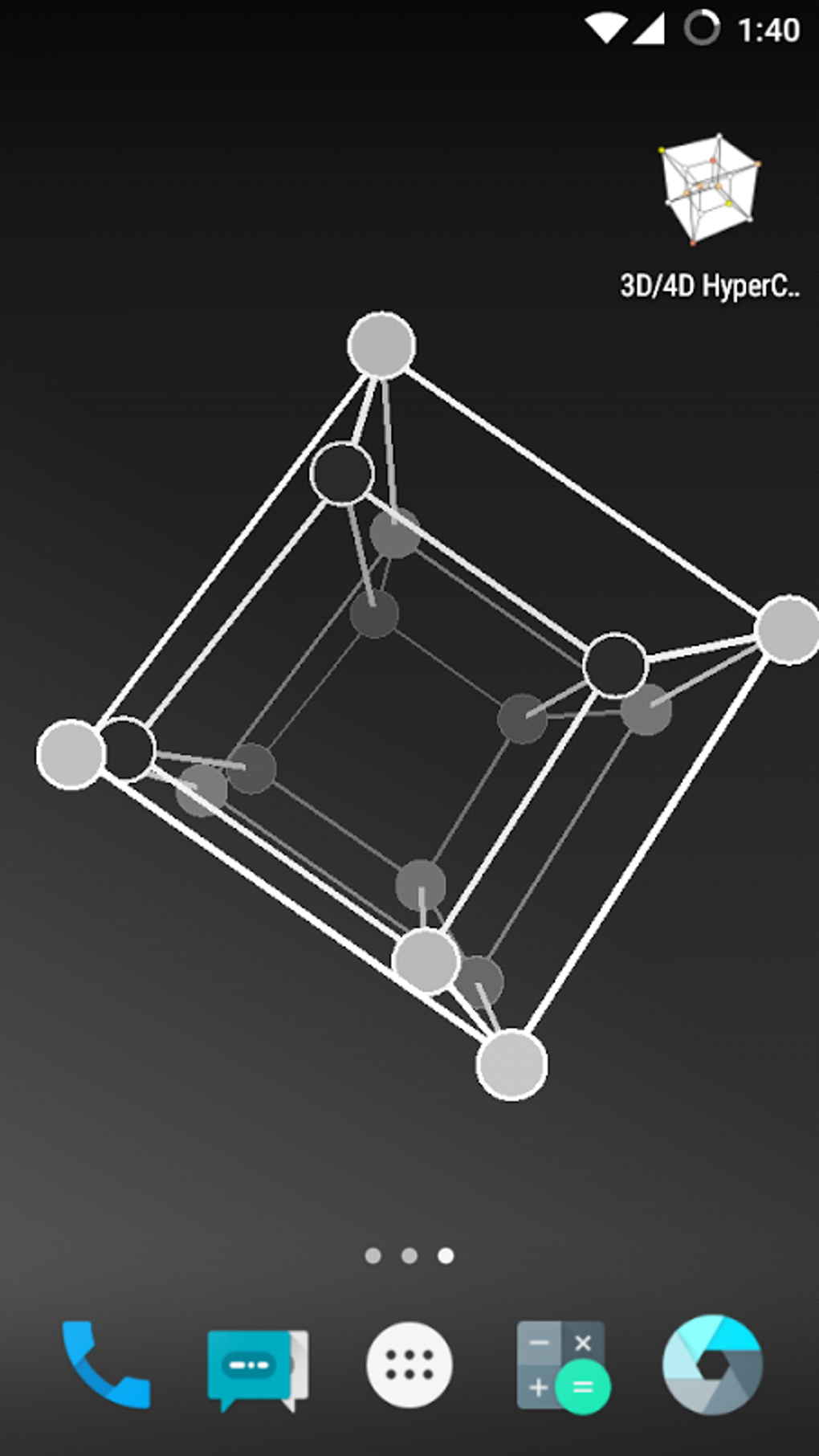 3D/4D HyperCube B&W Free APK For Android - Download