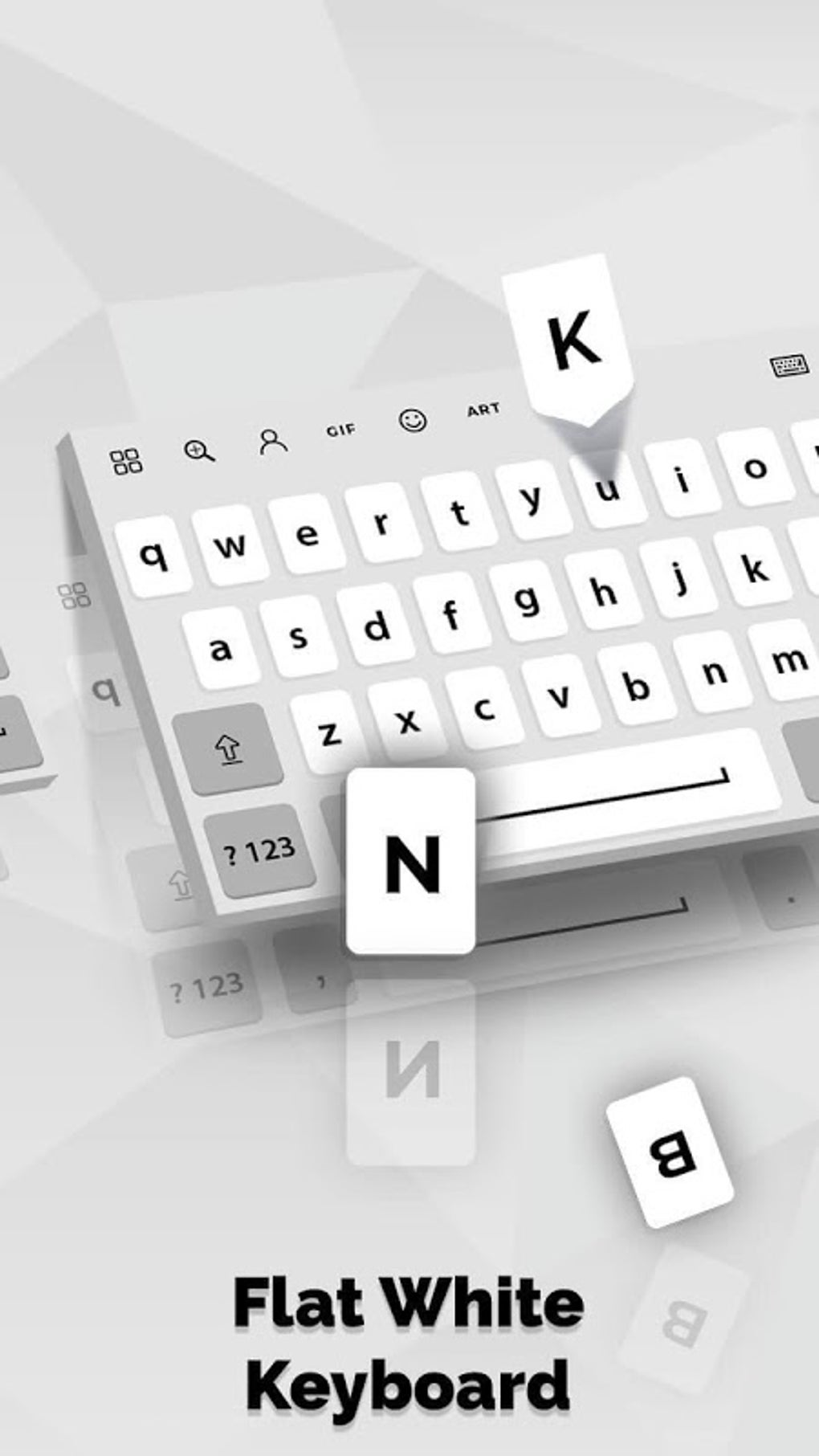 Flat White - Keyboard Theme APK для Android — Скачать