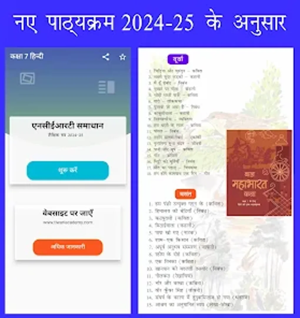 Class 7 Hindi Solution 2024-25 для Android — Скачать