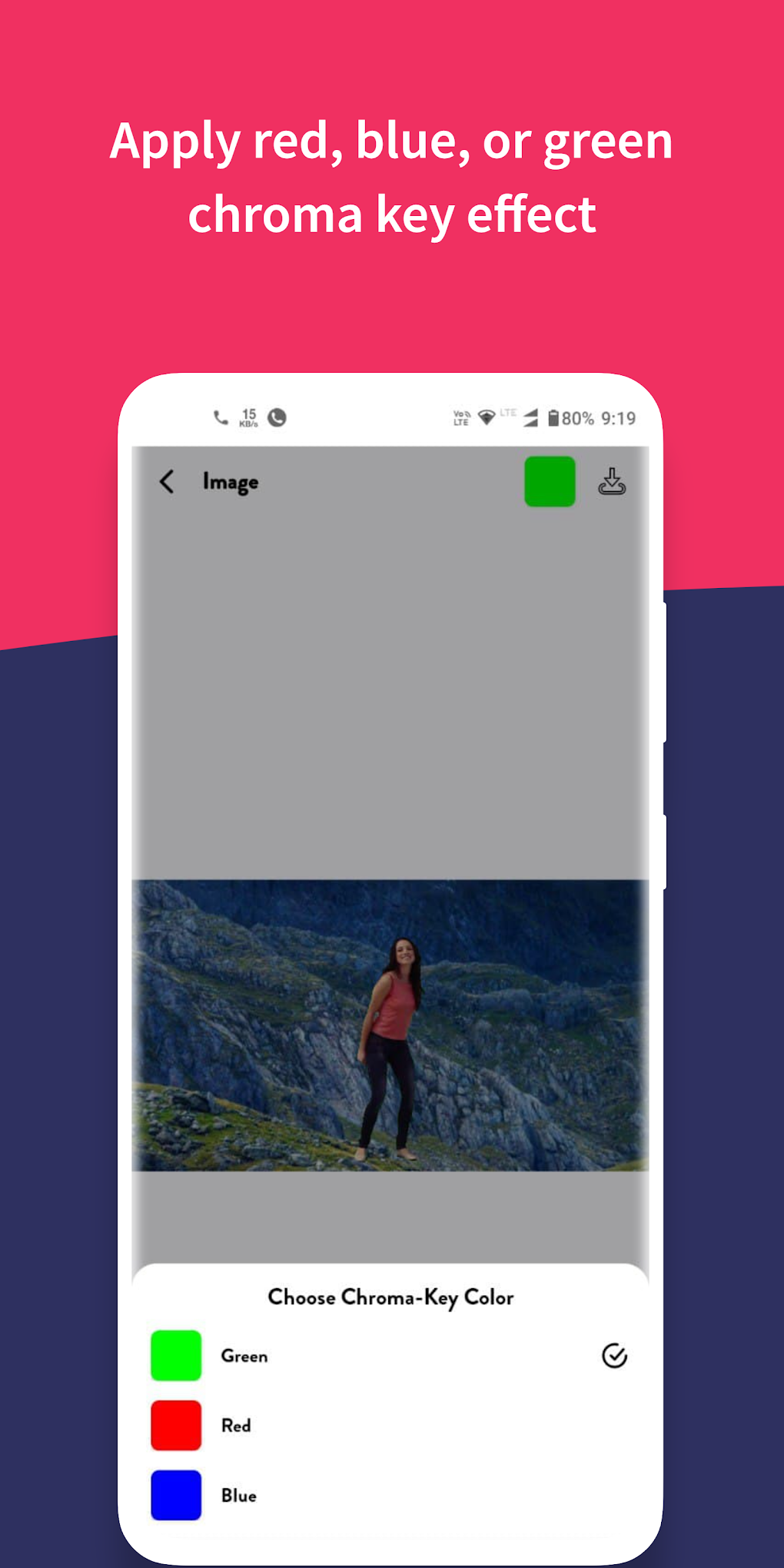 Chroma key Image-Video Creator для Android — Скачать