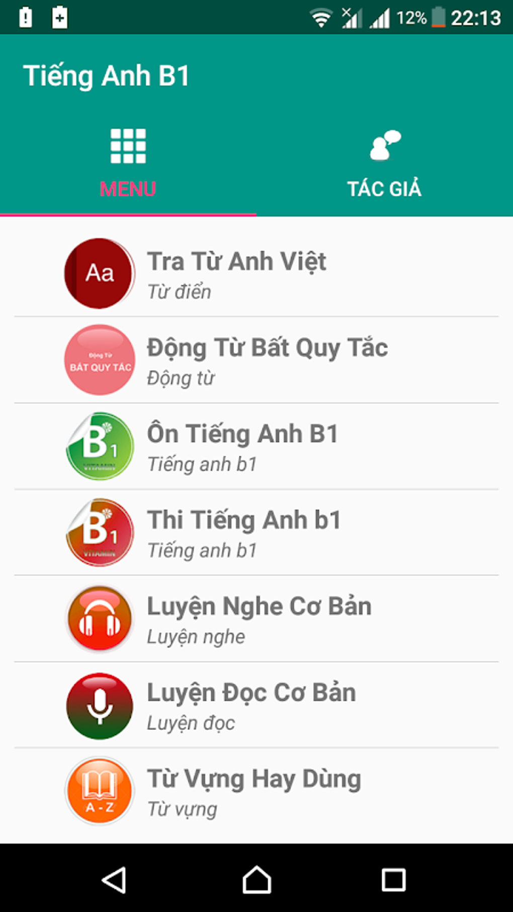 Học Tiếng Anh B1 IELTS B2 C1 для Android — Скачать