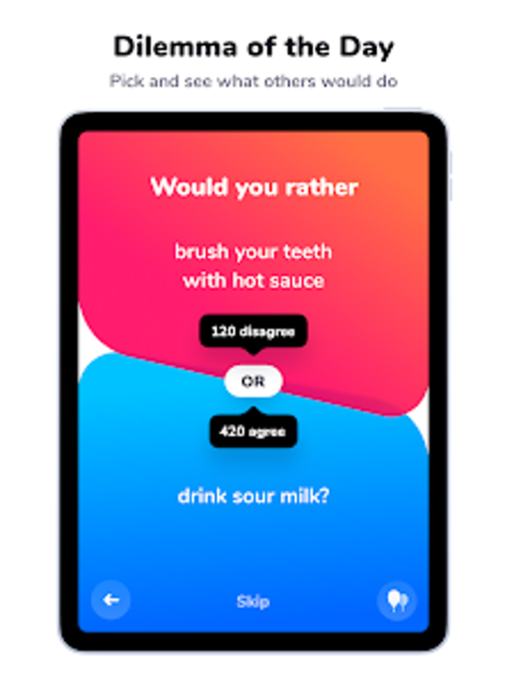 Would You Rather?::Appstore for Android