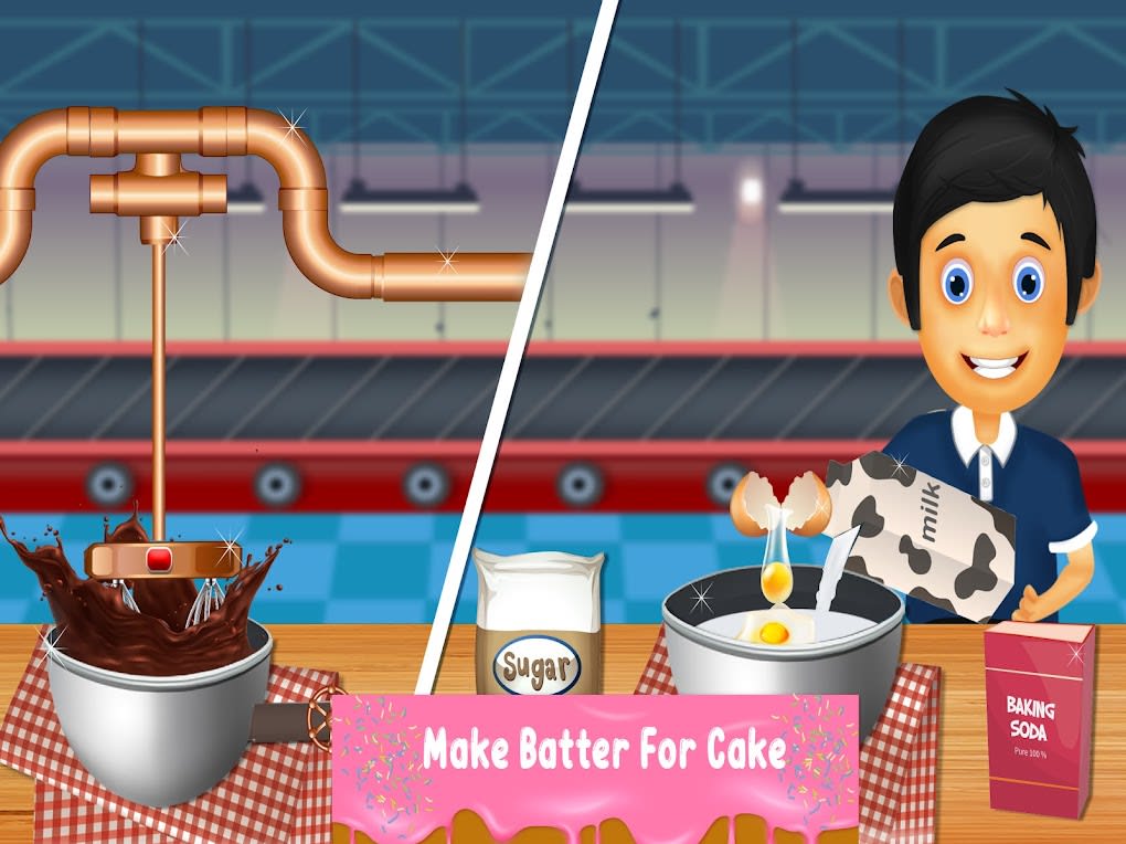 Download do APK de Fábrica de Bolo de Chocolate Jogo de Culinária com para  Android