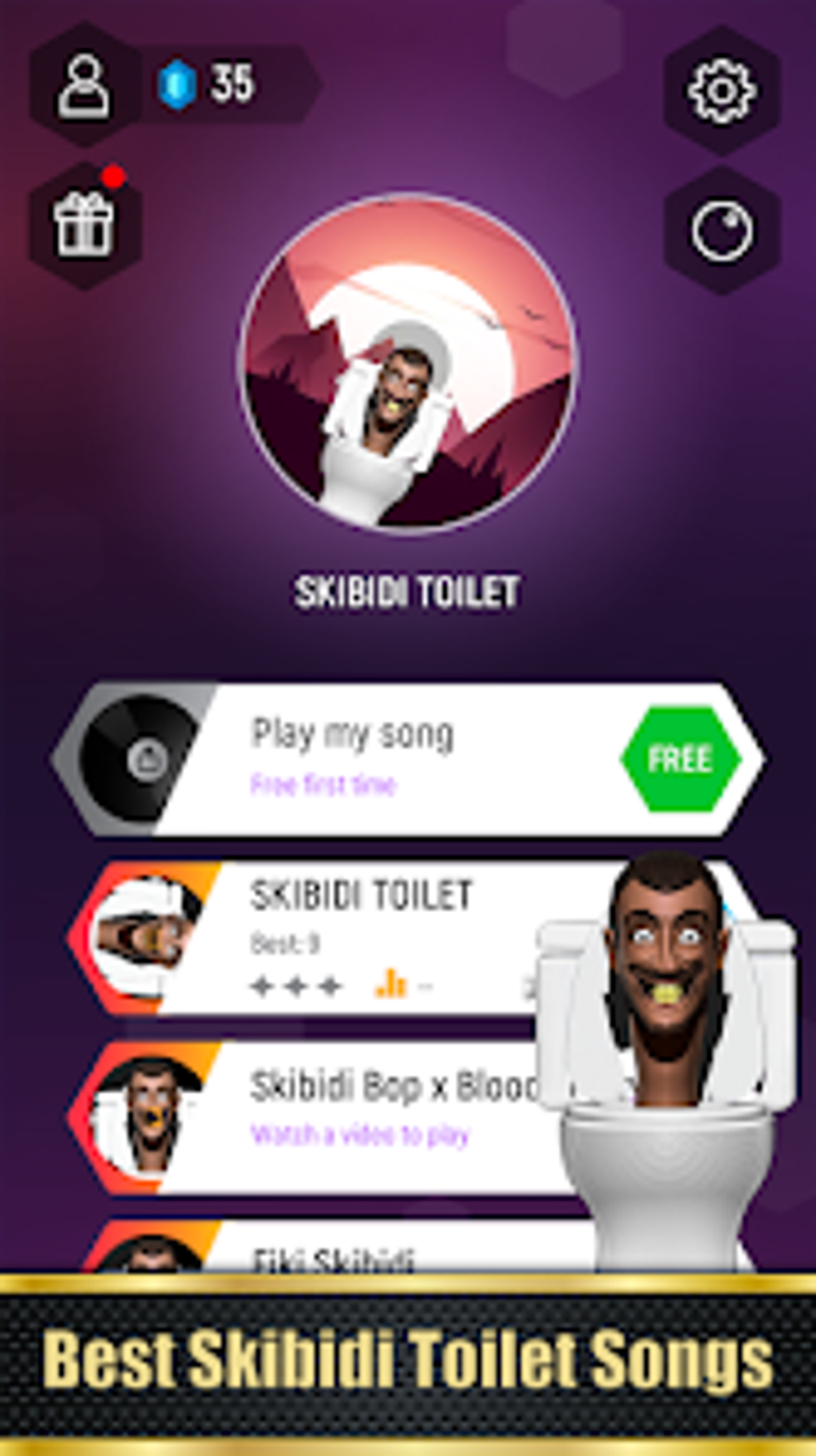 Skibidi Toilet Dancing Ball для Android — Скачать