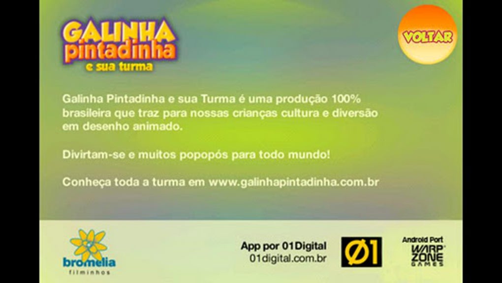 Jogo da Galinha Pintadinha APK pour Android Télécharger