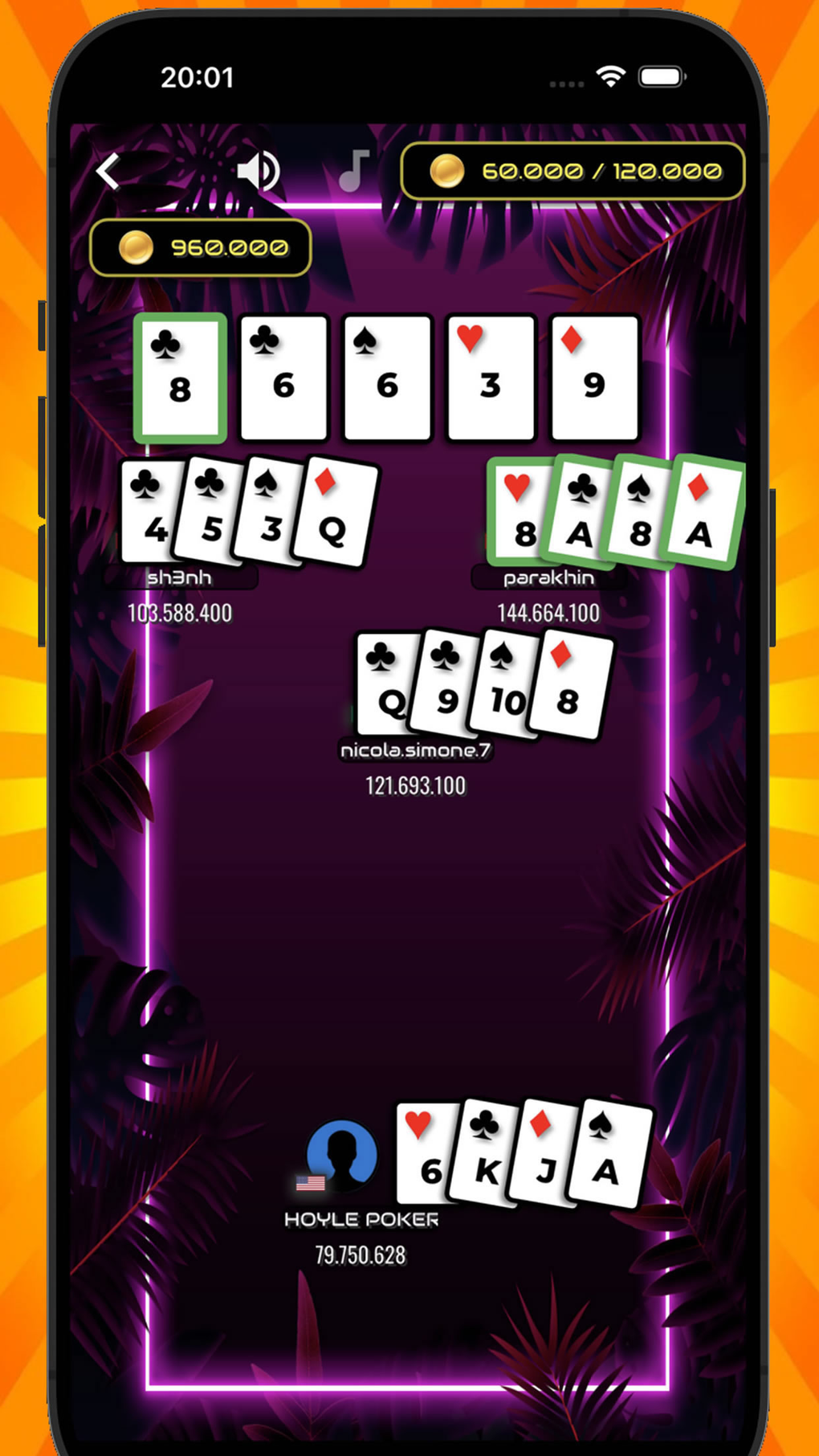 Five card draw Poker для iPhone — Скачать