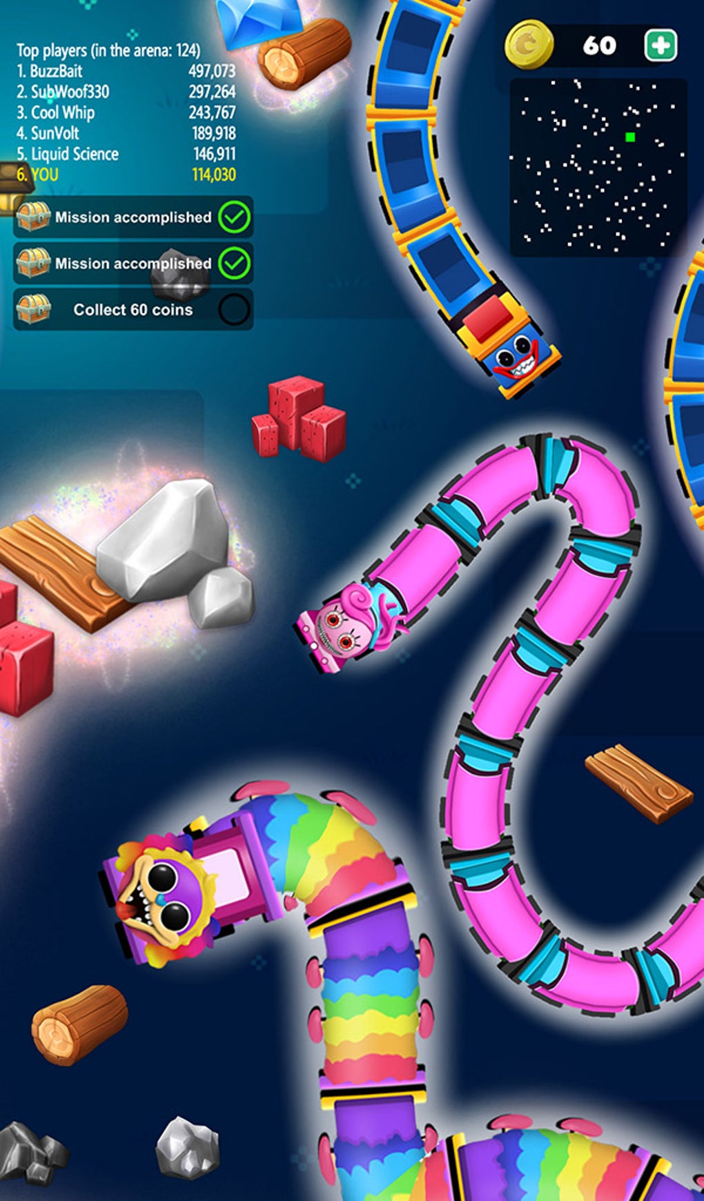 Choo Train io: Slither Zone для Android — Скачать