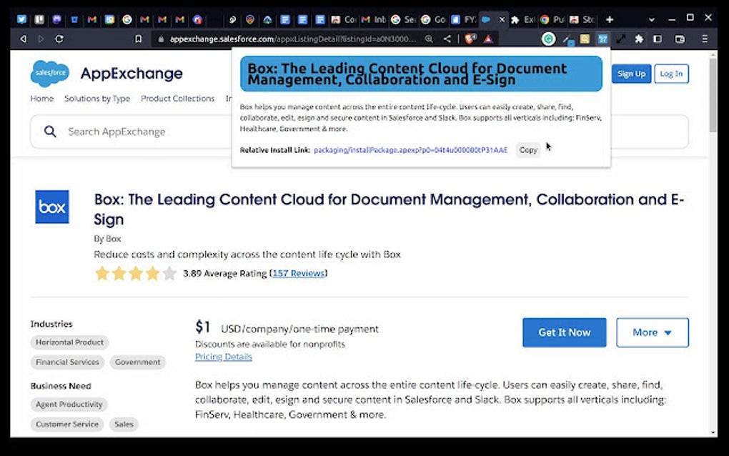 Salesforce AppExchange Listing Extender para Google Chrome Extensión