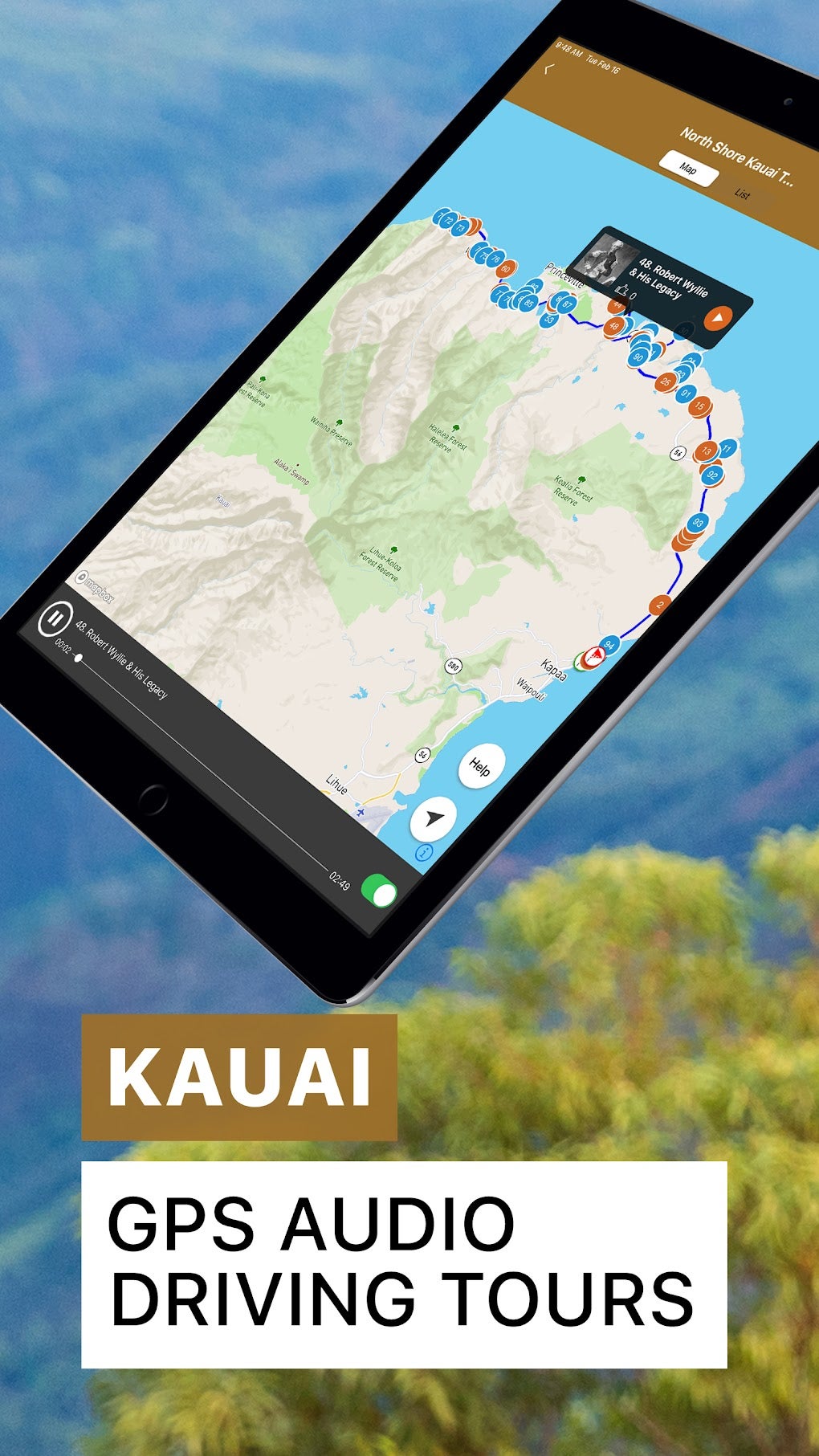 Kauai GPS Audio Driving Tours for Android - Download