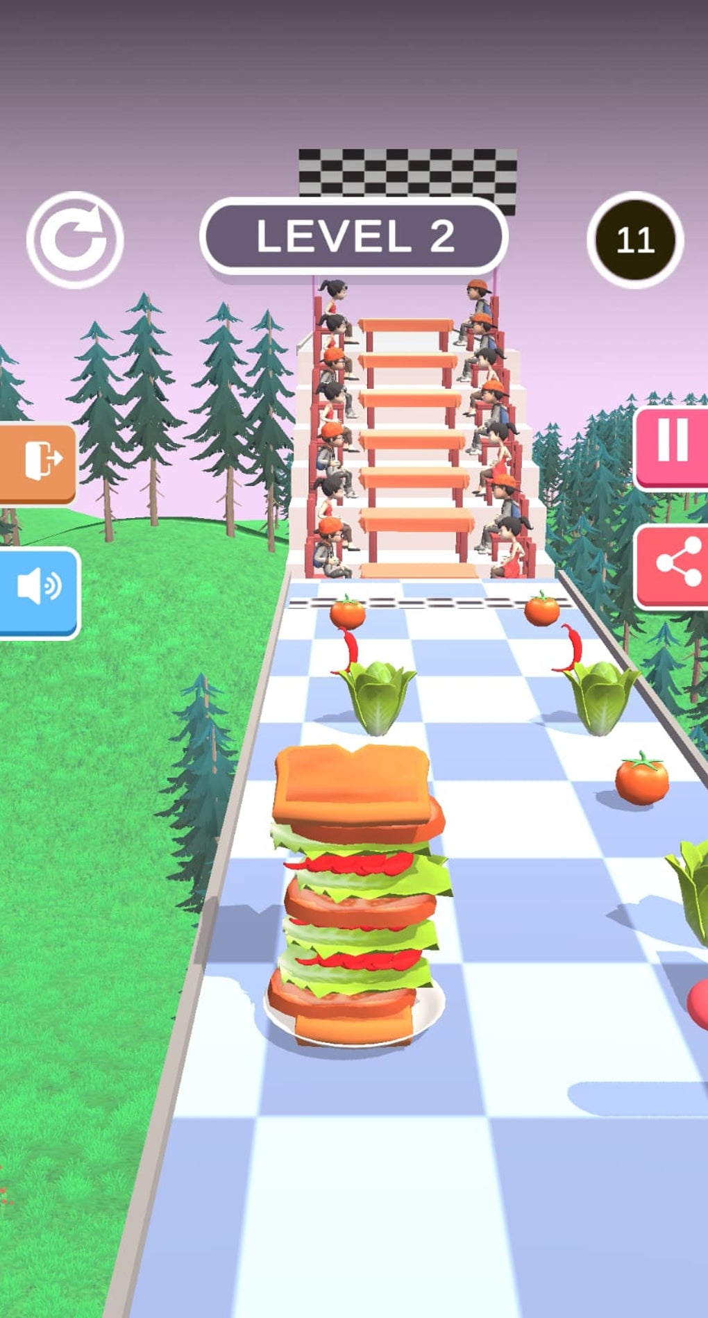 Stellar Sandwich Runner 3D for Android - Download