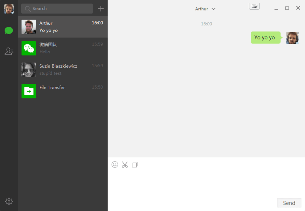 Wechat for windows 10