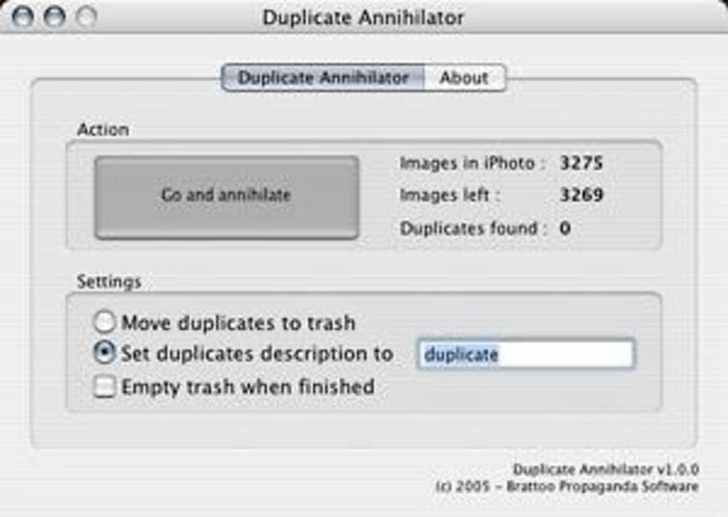 duplicate annihilator for photos