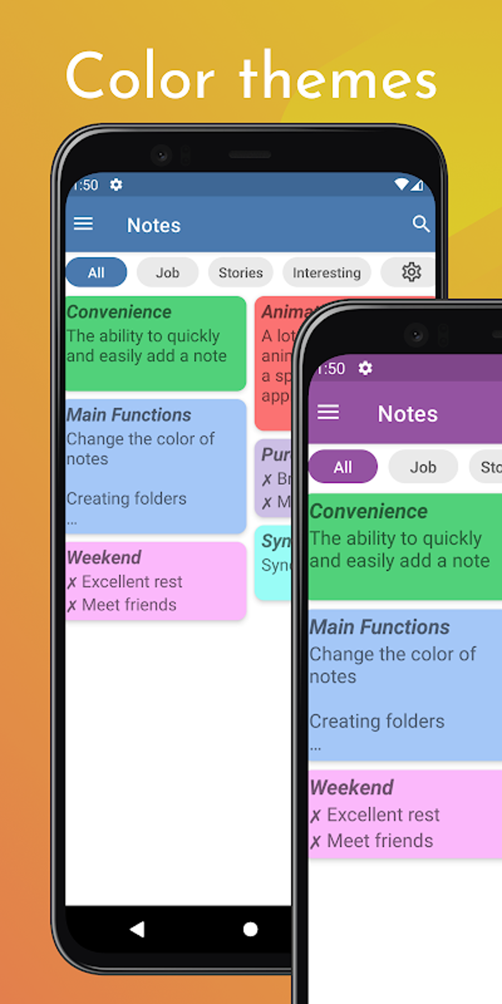 Color notepad - notes - MoNote APK для Android — Скачать