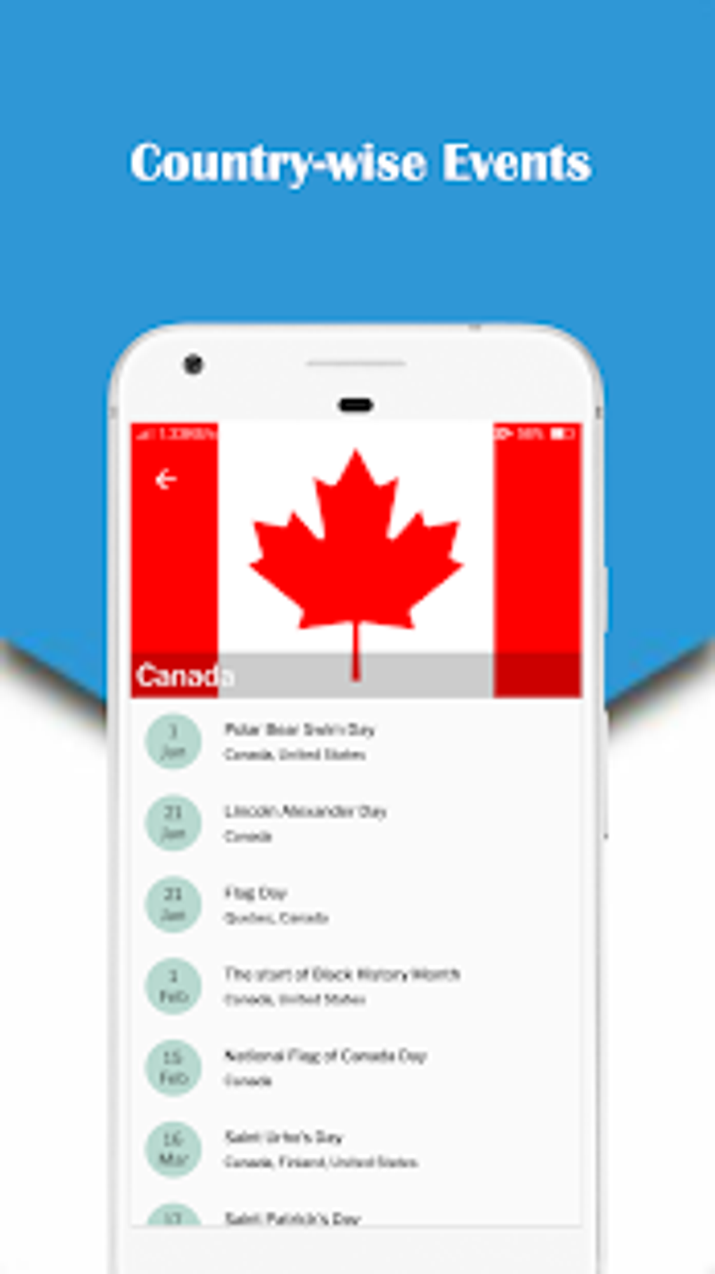 International Days Calendar 2020 Android 