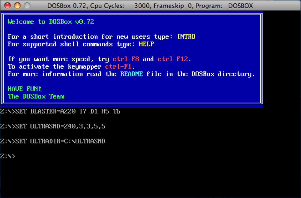 dosbox free download for mac