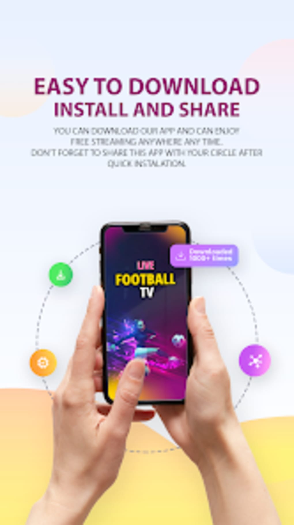 Live Football TV Stream HD لنظام Android