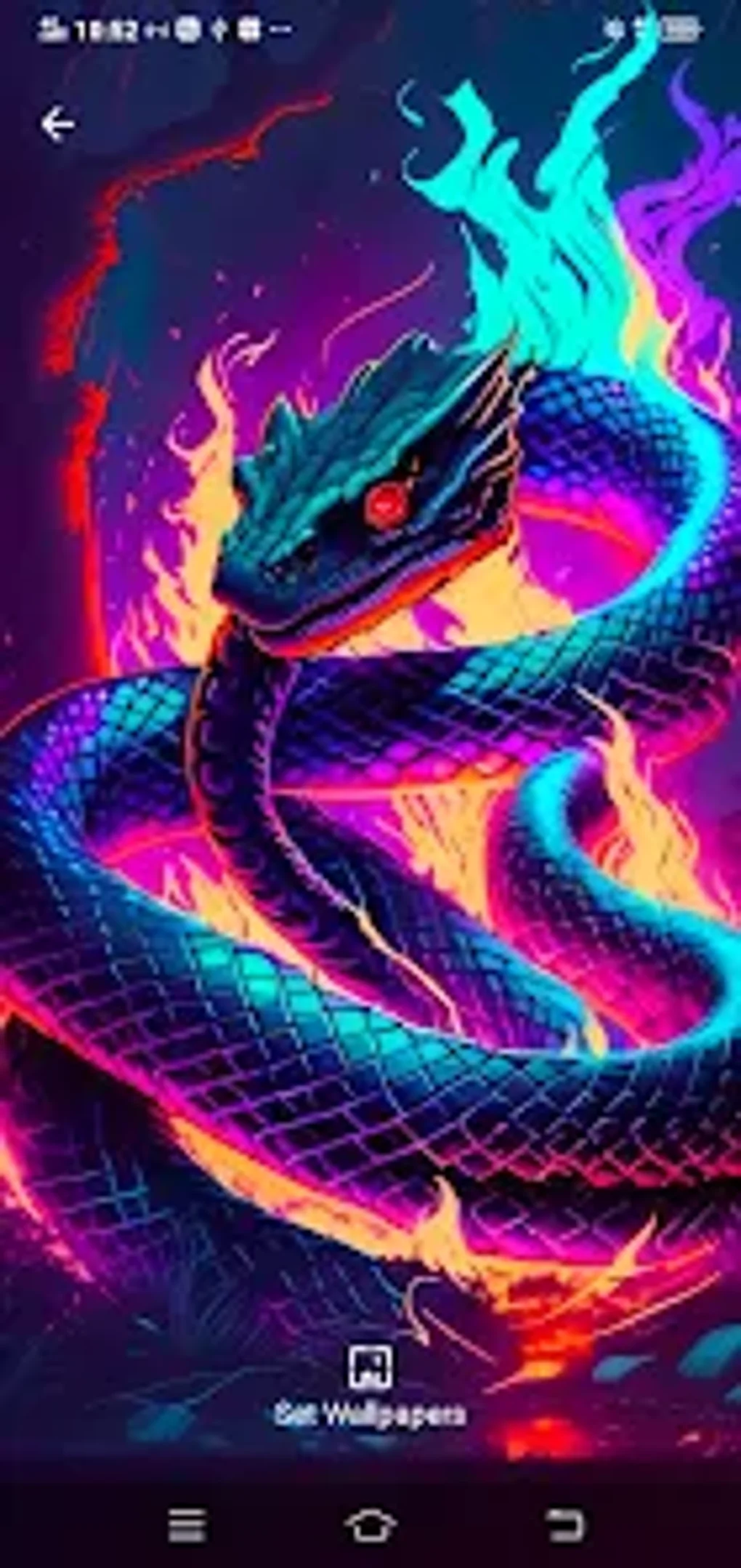 Snake Neon HD Wallpapers для Android — Скачать