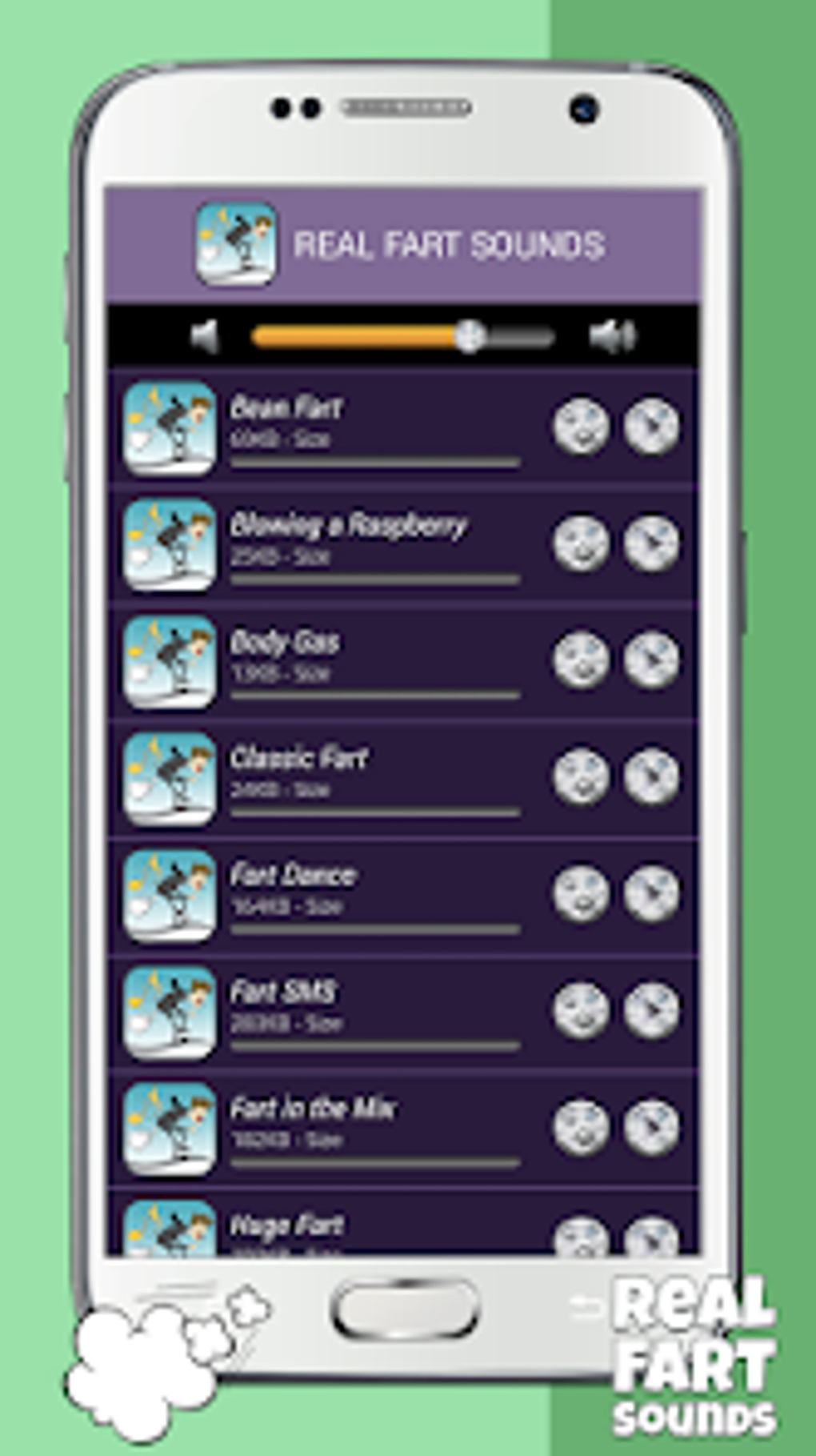 Real Fart Sounds для Android — Скачать