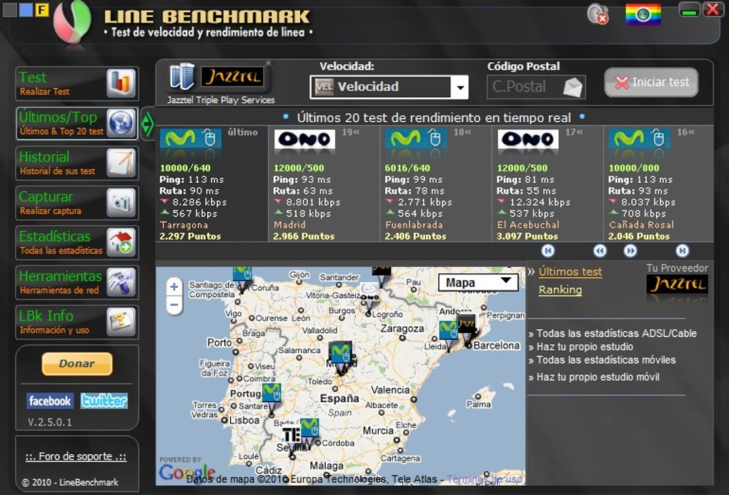 Line BenchMark - Descargar