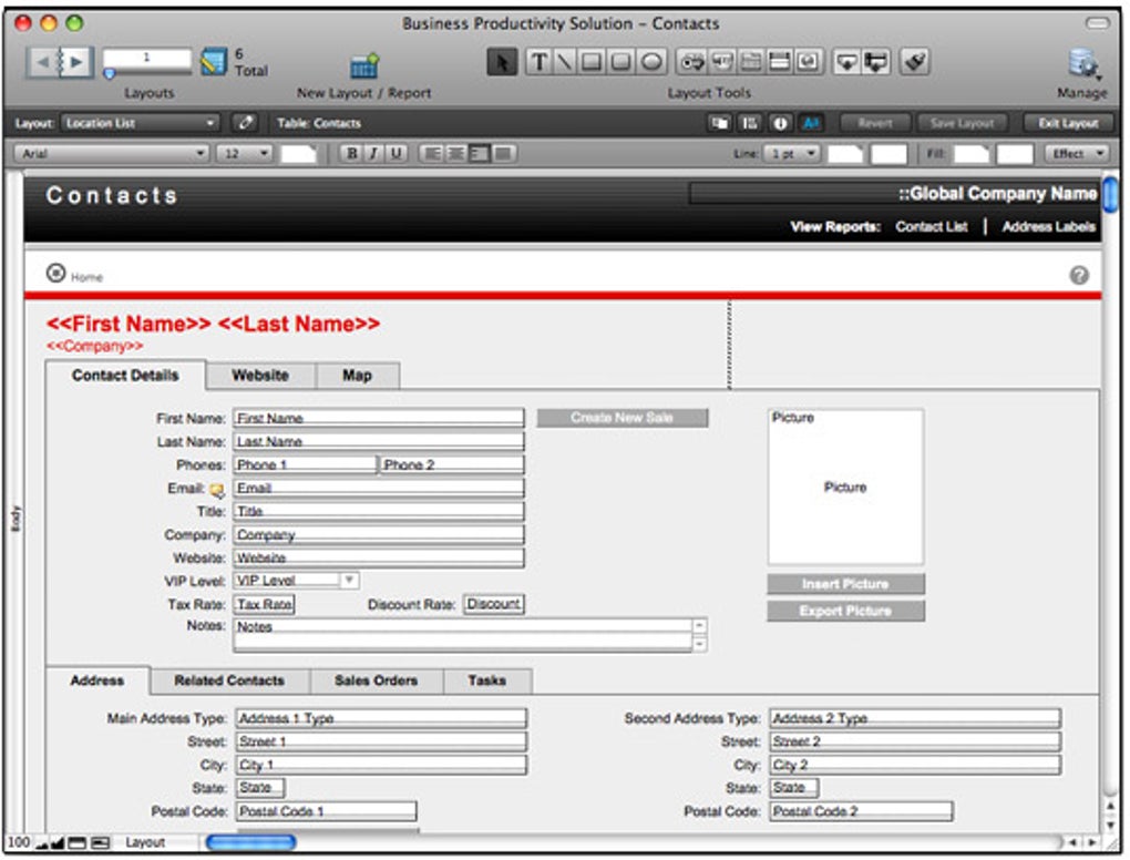 apple database filemaker