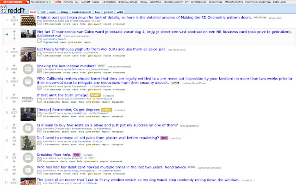 Reddit Redirect para Google Chrome - Extensión Descargar