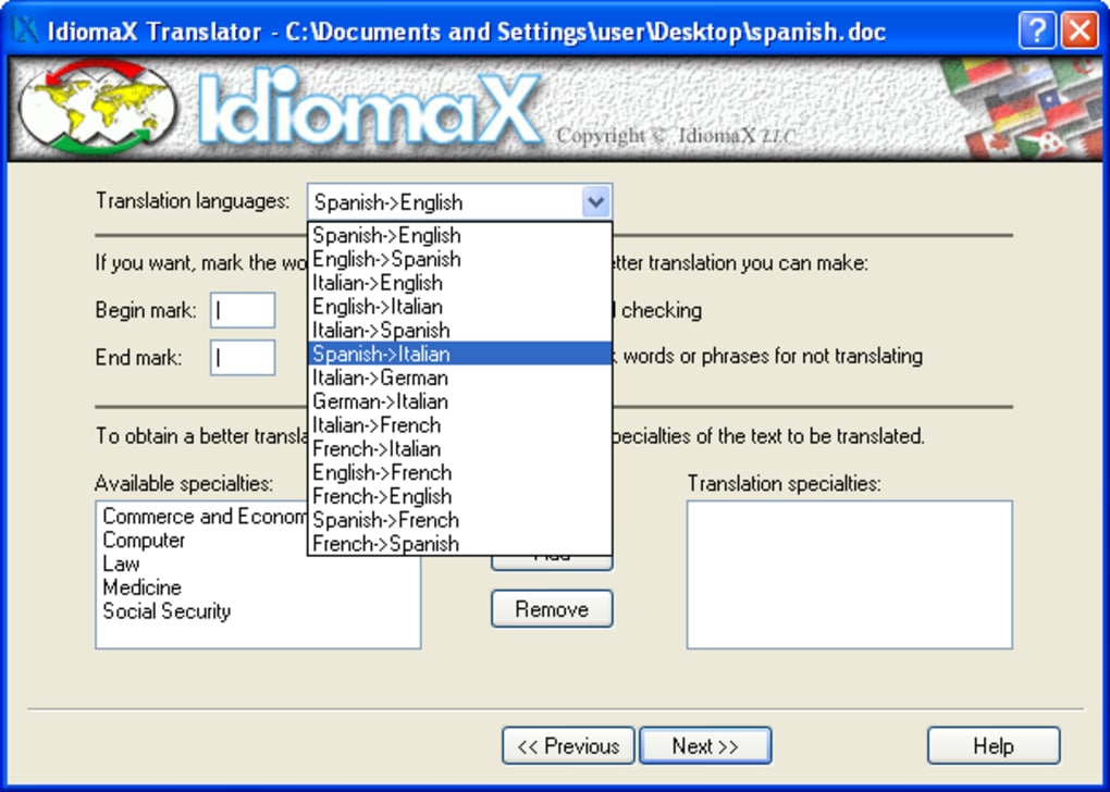 idiomax translation suite gratuit
