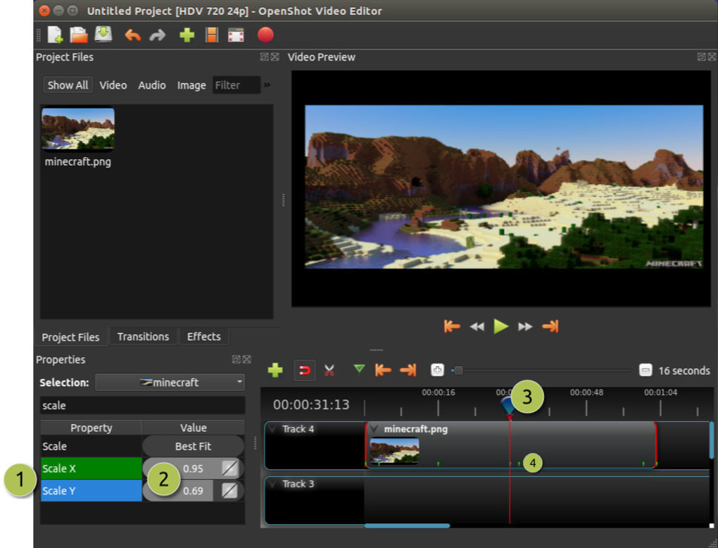 openshot video editor cant hear audio