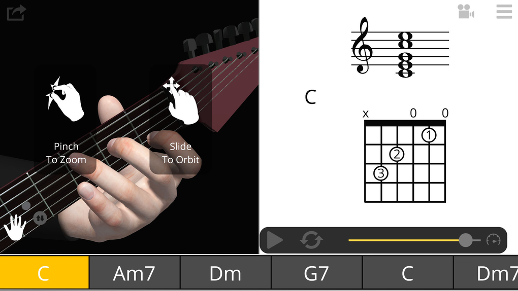 Guitar 3D Chords by Polygonium for iPhone - Download