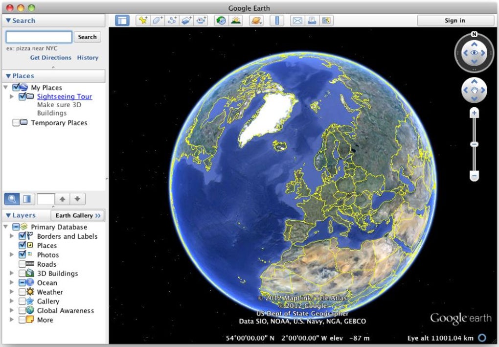 Descargar google earth para mac os sierra