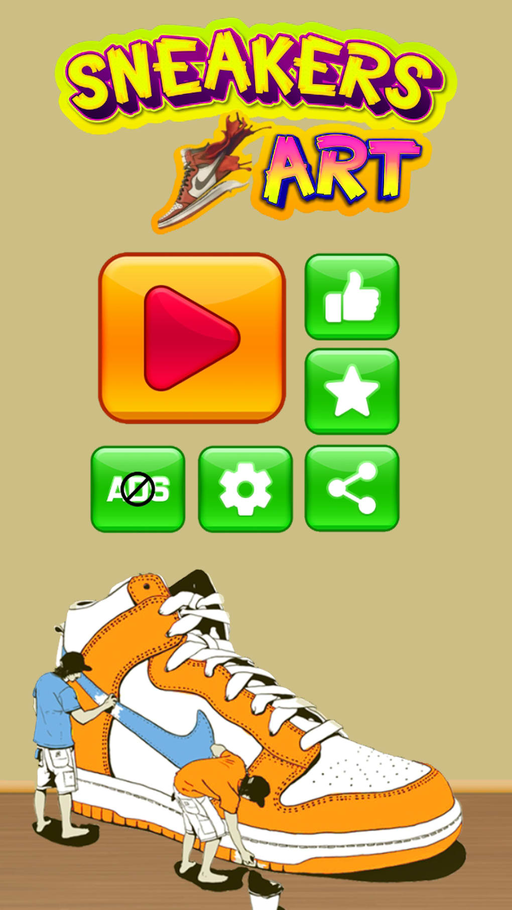 Sneaker Paint 3D - Create Your Own Custom Sneaker for Android - Download