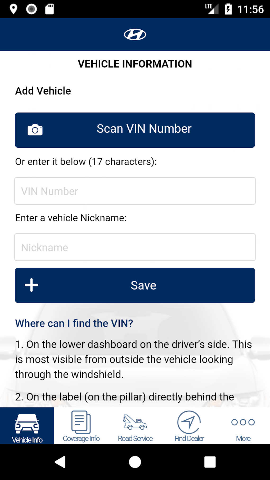 Hyundai Roadside Assistance para Android - Descargar