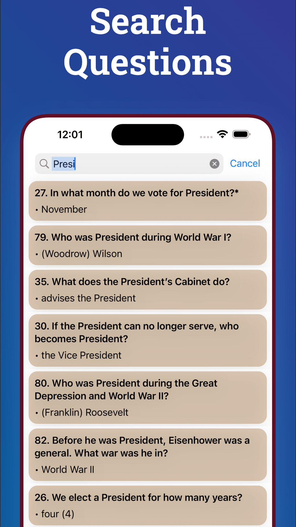 US Citizenship Test 2023 for iPhone Download